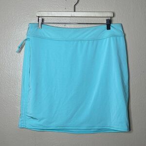 Athleta power to the she skirt women's XL Blue Aqualuxe coverltur NVT
